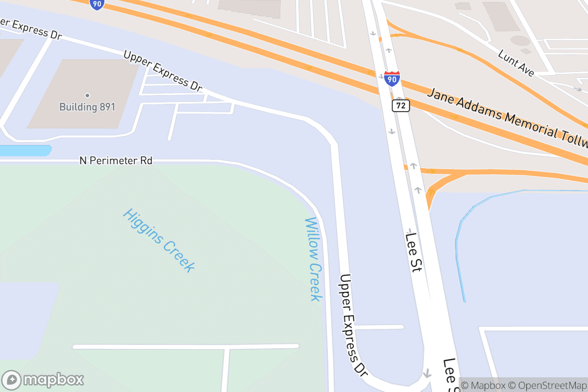 Map of Zanies Comedy Club - Rosemont