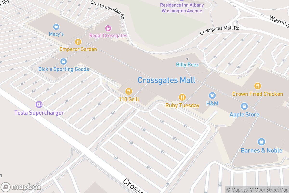 Map of Funny Bone (Albany)
