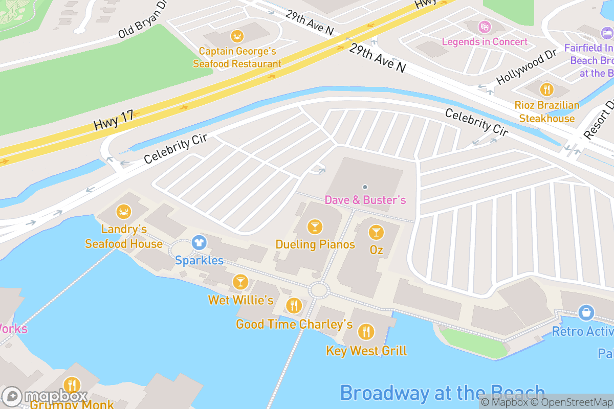 Map of Voodoo Brewing Co - Myrtle Beach