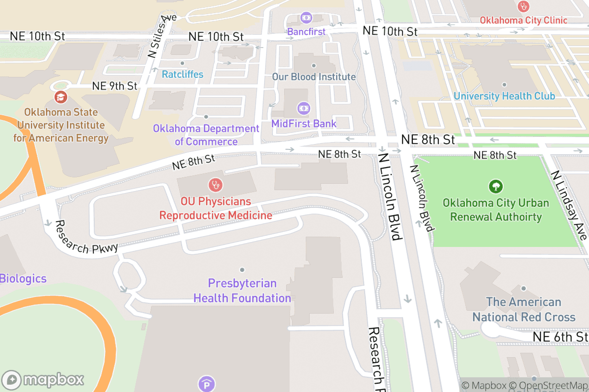 Map of Criterion Theater - Oklahoma City