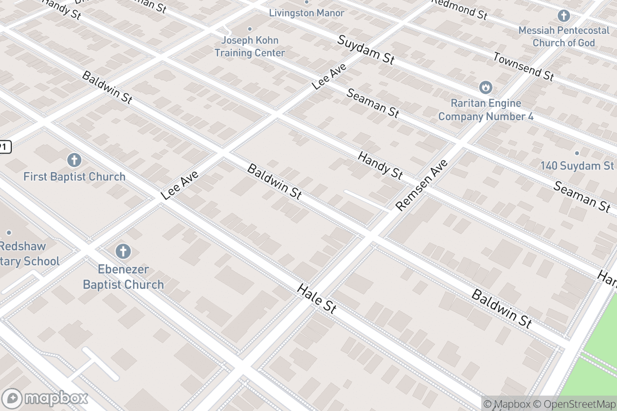 Map of Stress Factory Comedy Club