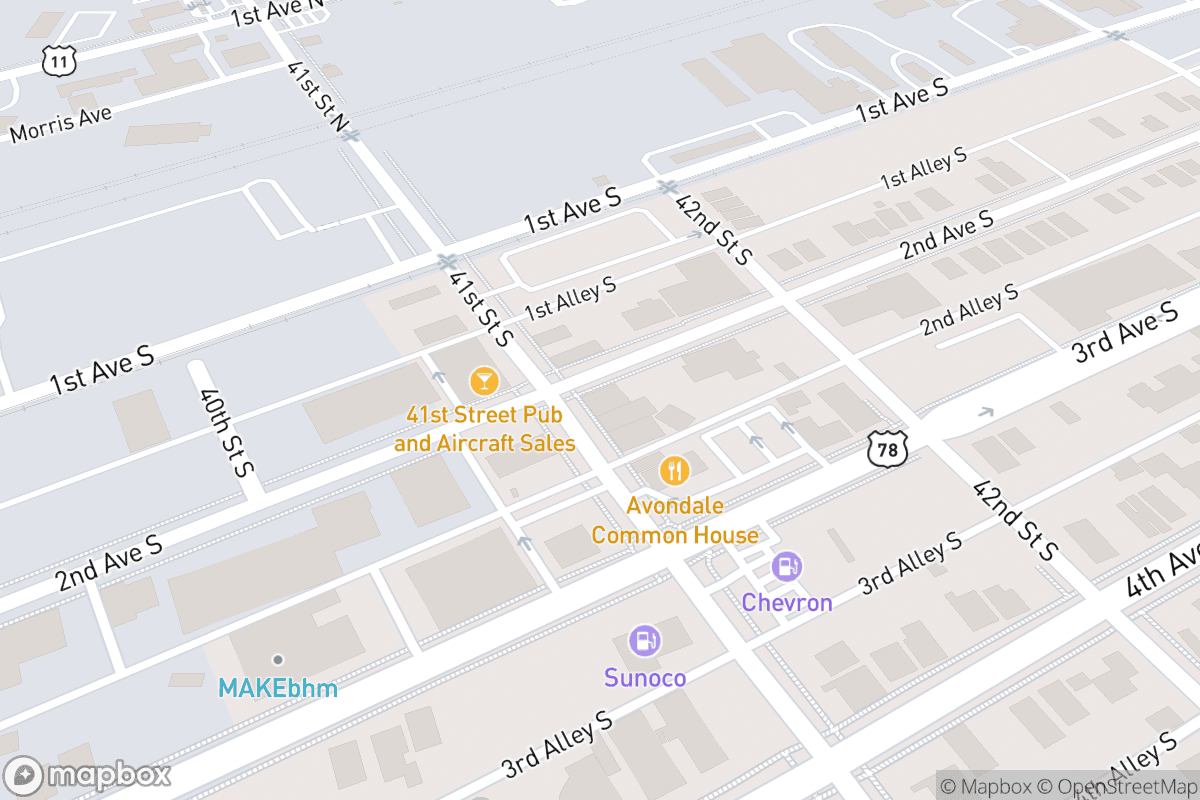Map of Avondale Brewing Co.