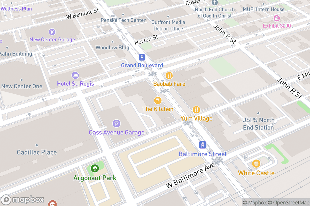 Map of The Comedy Bar