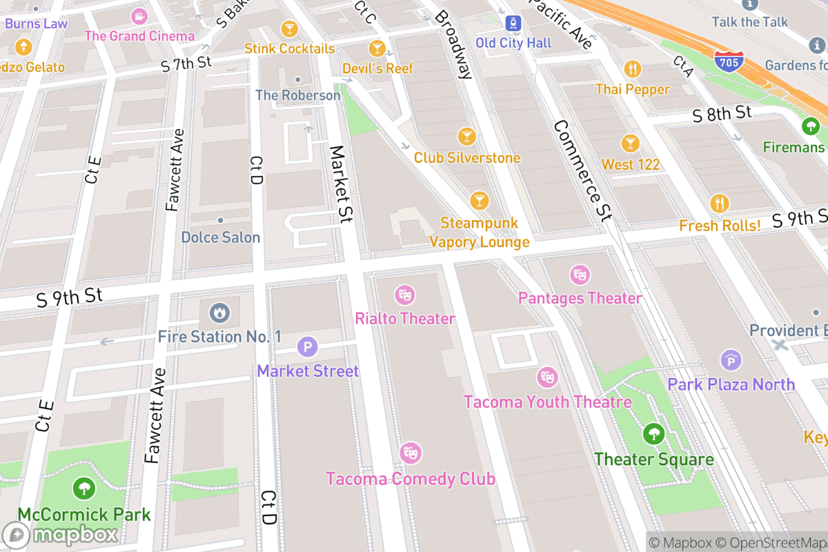 Map of Rialto Theater