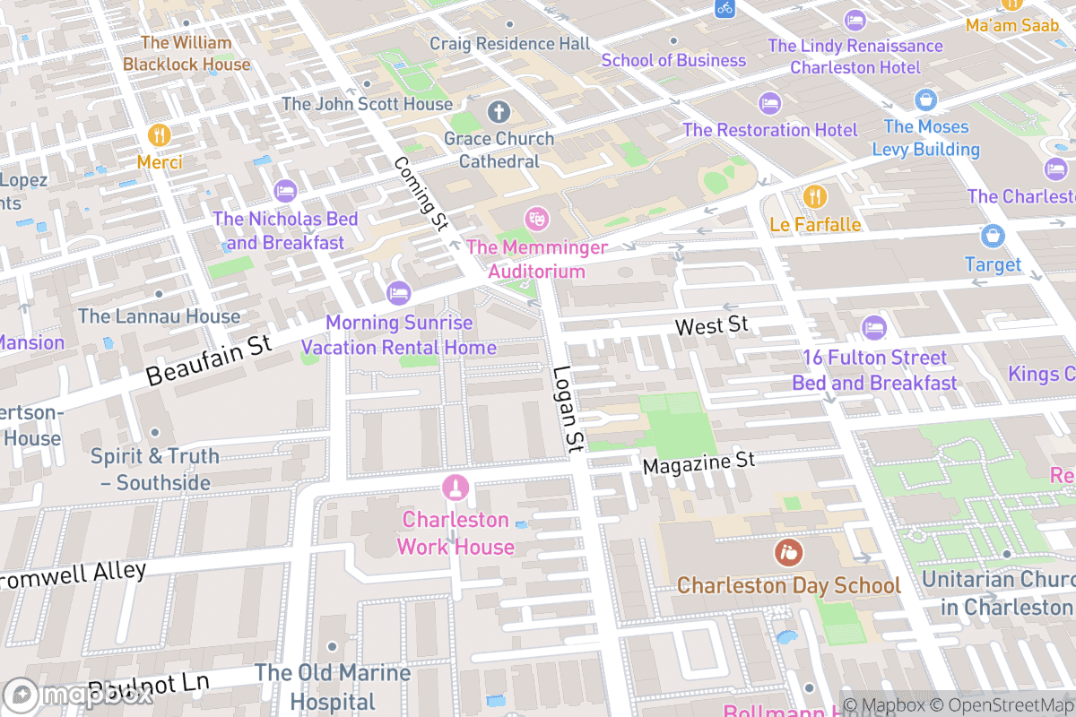 Map of Gaillard Center