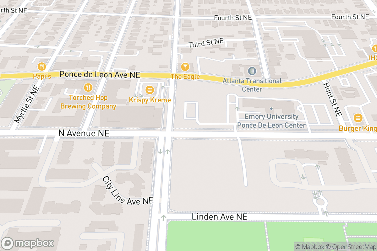 Map of Fox Theatre - Atlanta