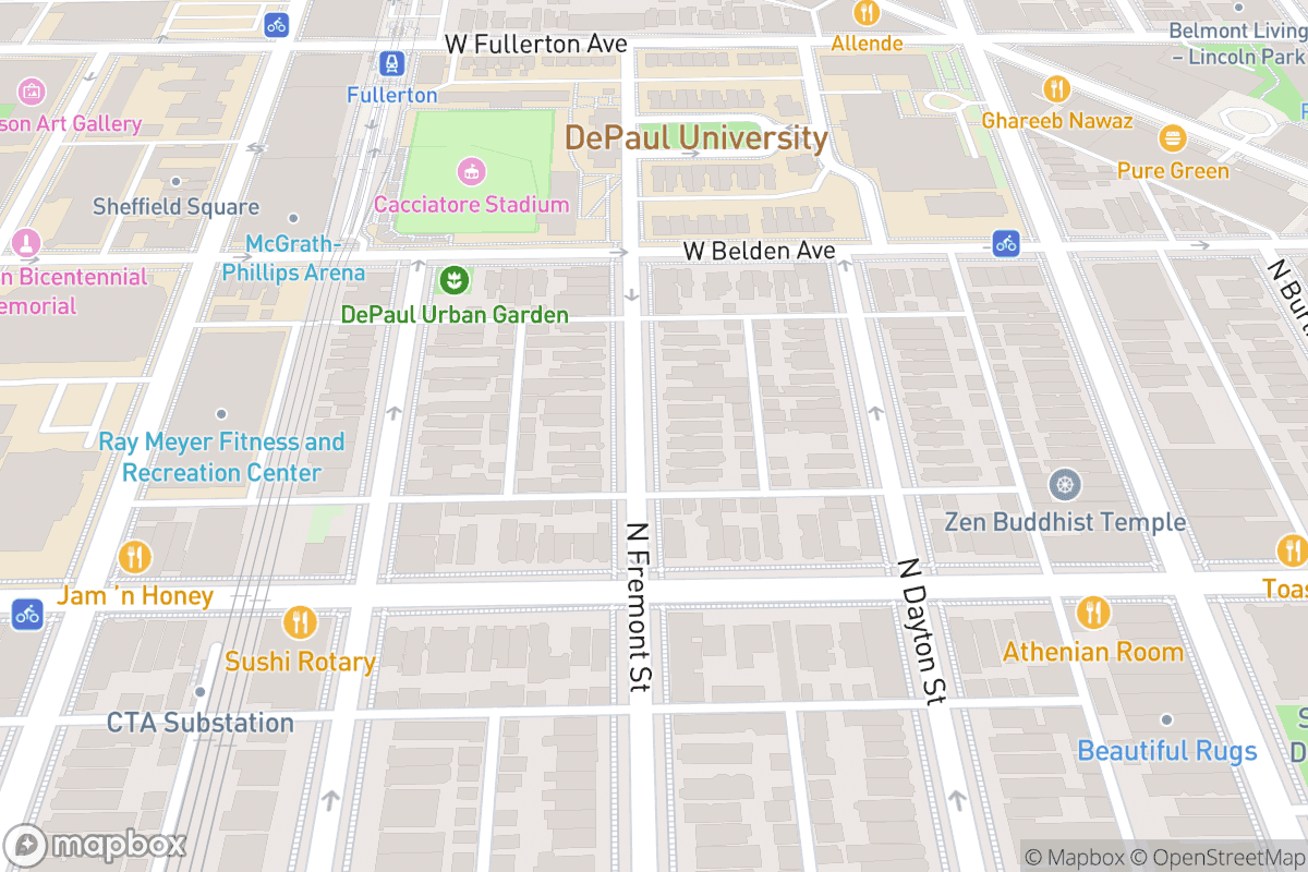 Map of Second City-Chicago: Mainstage