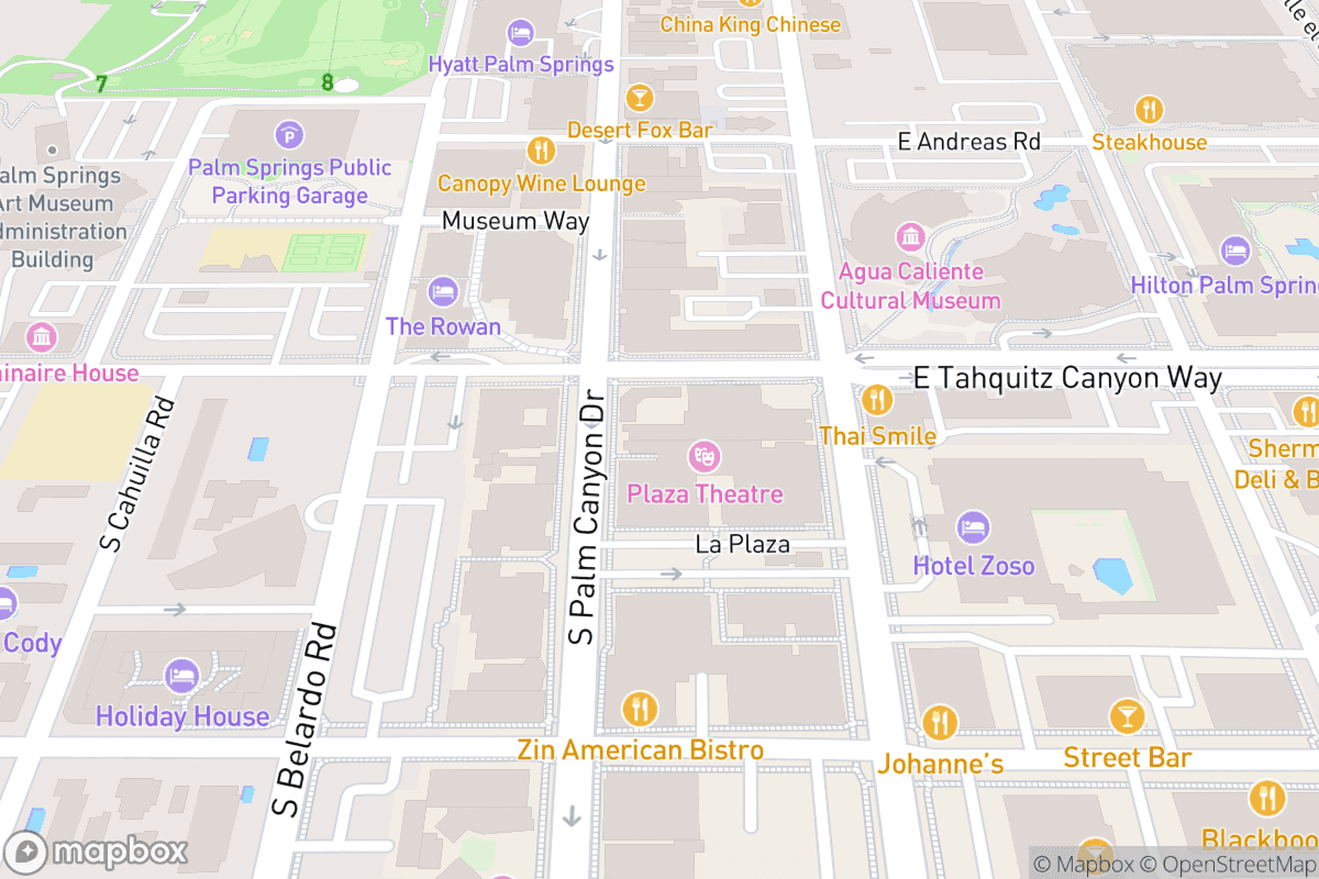 Map of Plaza Theatre