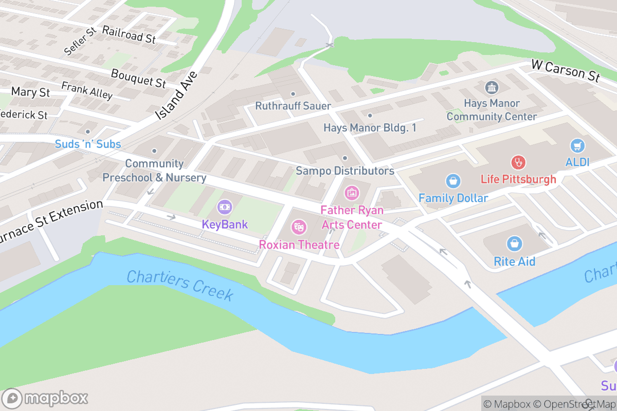 Map of Roxian Theatre Presented By Citizens