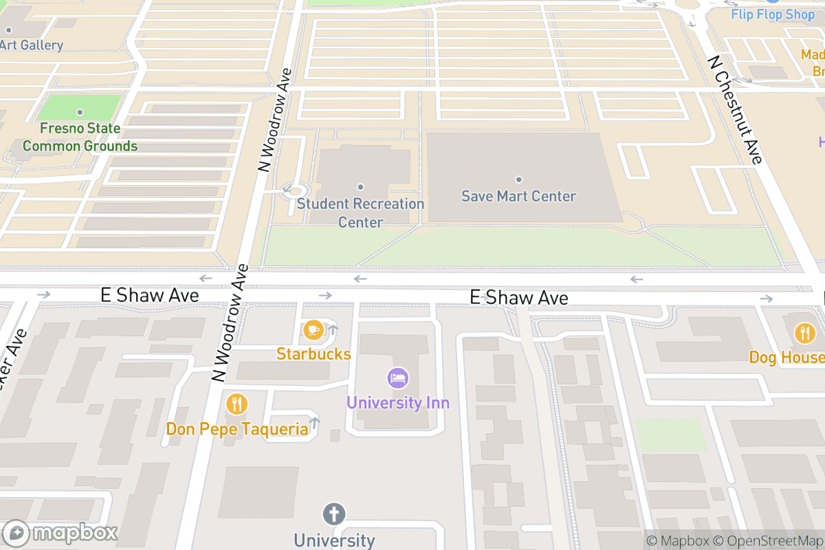 Map of Save Mart Center