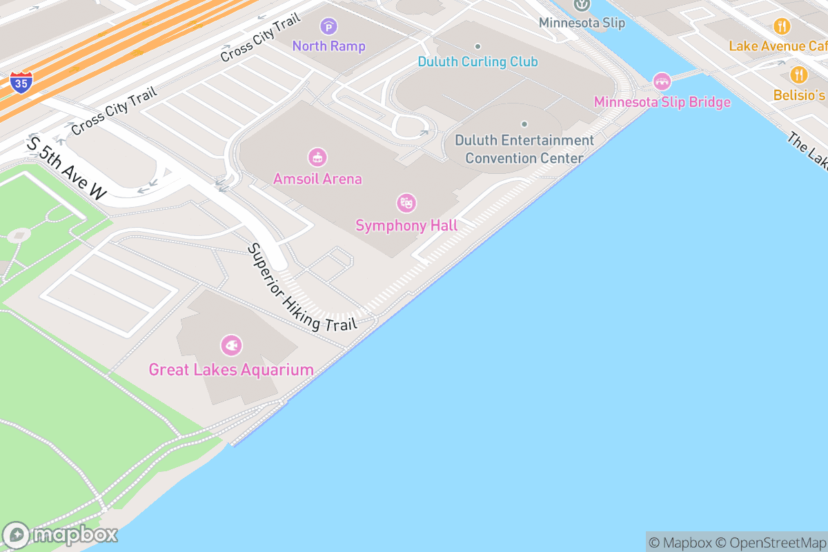 Map of DECC Symphony Hall