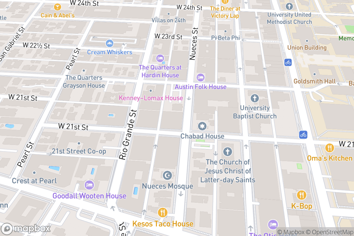 Map of B. Iden Payne Theatre