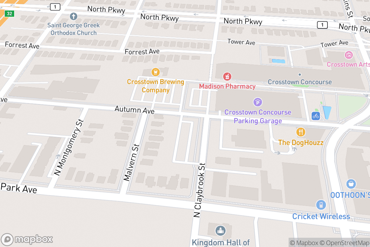 Map of Satellite Music Hall