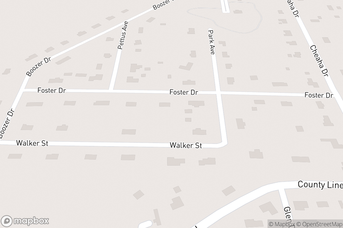 Map of Oxford Performing Arts Center - AL