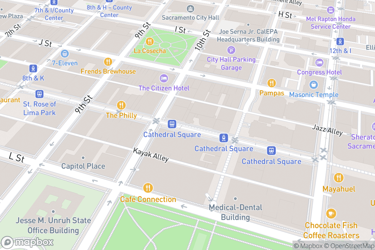 Map of Crest Theater