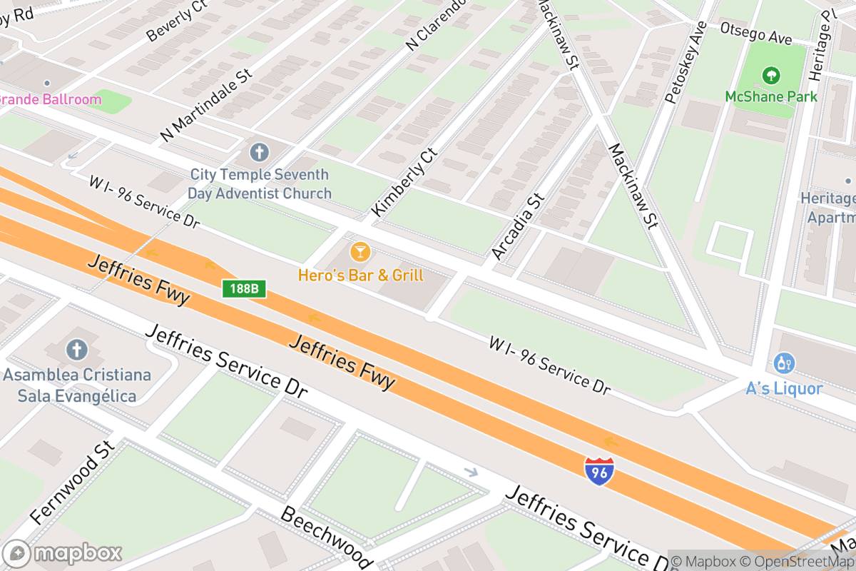 Map of Detroit, MI (venue TBD)