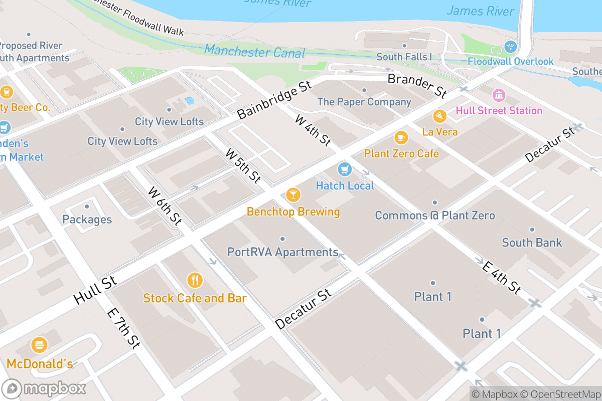 Map of Benchtop Brewing