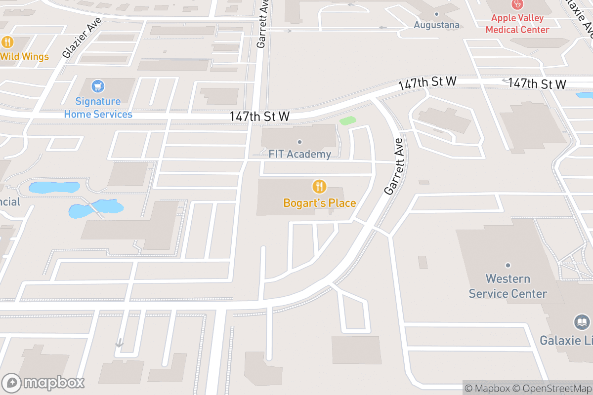 Map of Bogart's Entertainment Center