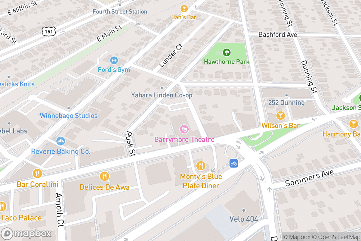 Map of Barrymore Theatre