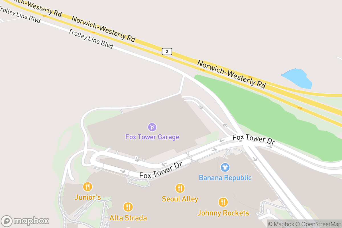 Map of Premier Theater at Foxwoods Resort Casino
