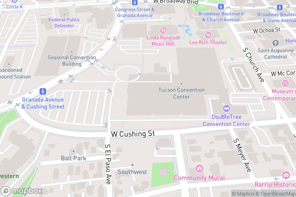 Map of Linda Ronstadt Music Hall