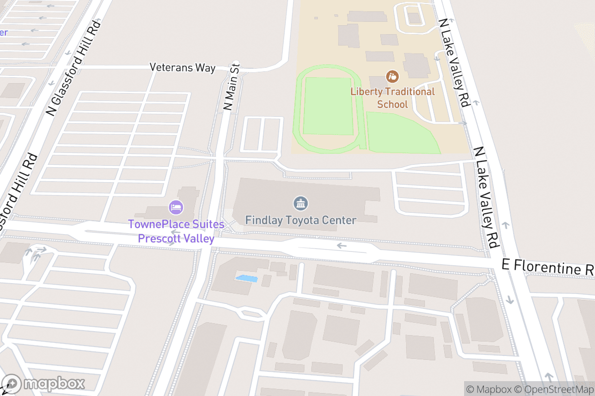 Map of Findlay Toyota Center