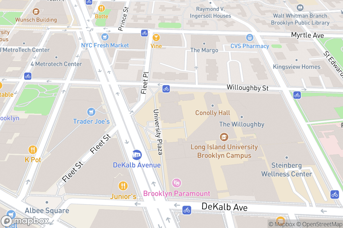 Map of Brooklyn Paramount