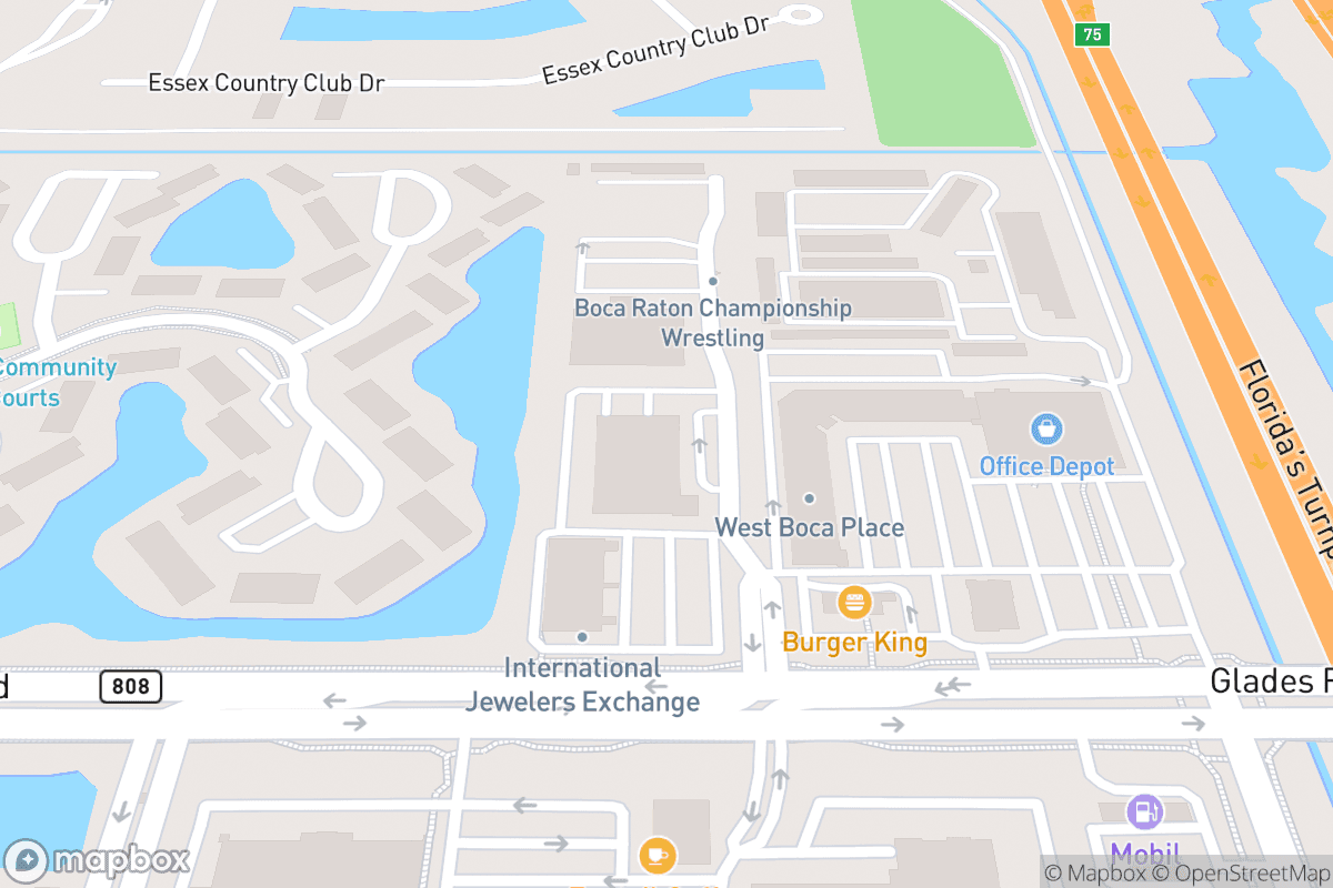 Map of Boca Black Box