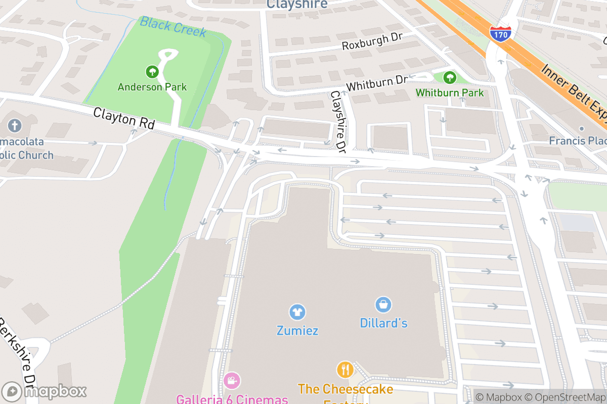 Map of Helium Comedy Club (St. Louis)