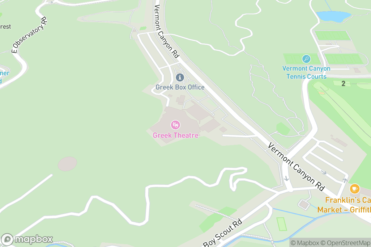 Map of Greek Theatre