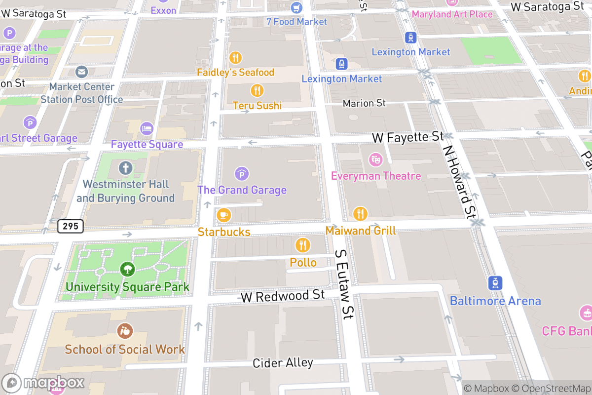 Map of Hippodrome at France-Merrick Performing Arts Center