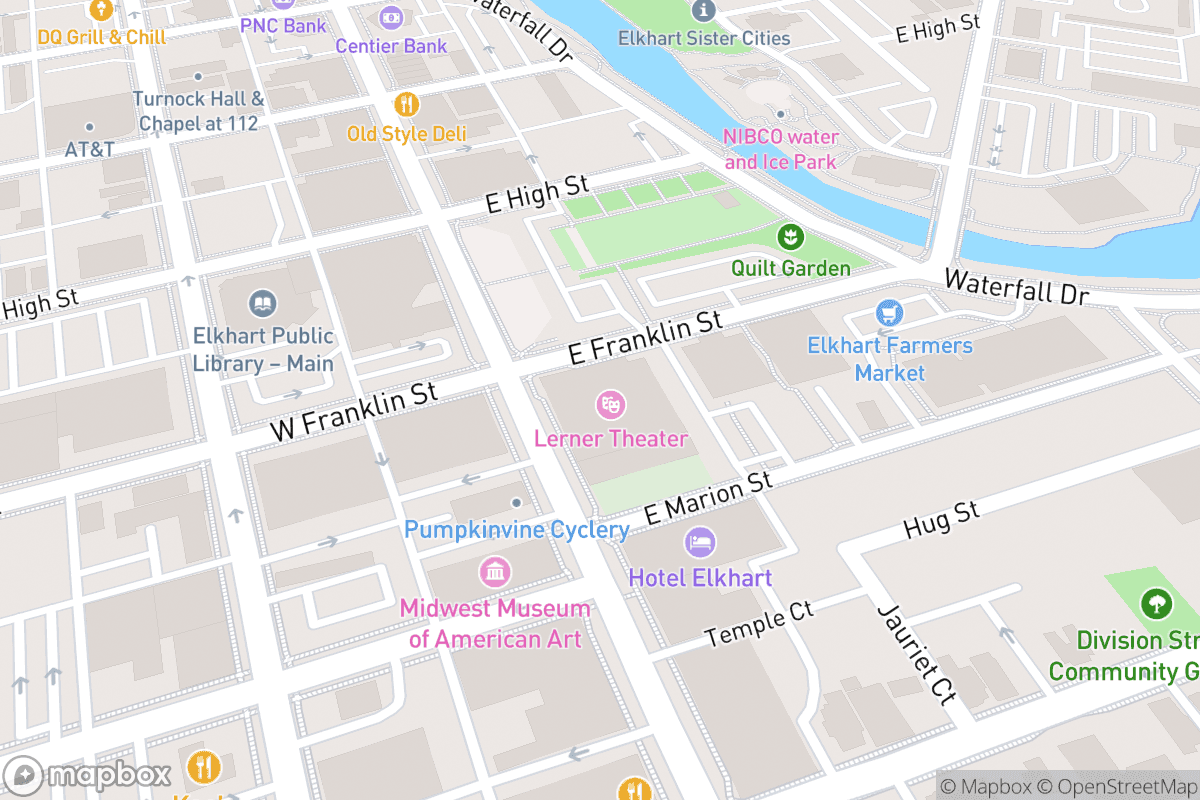 Map of The Lerner Theatre