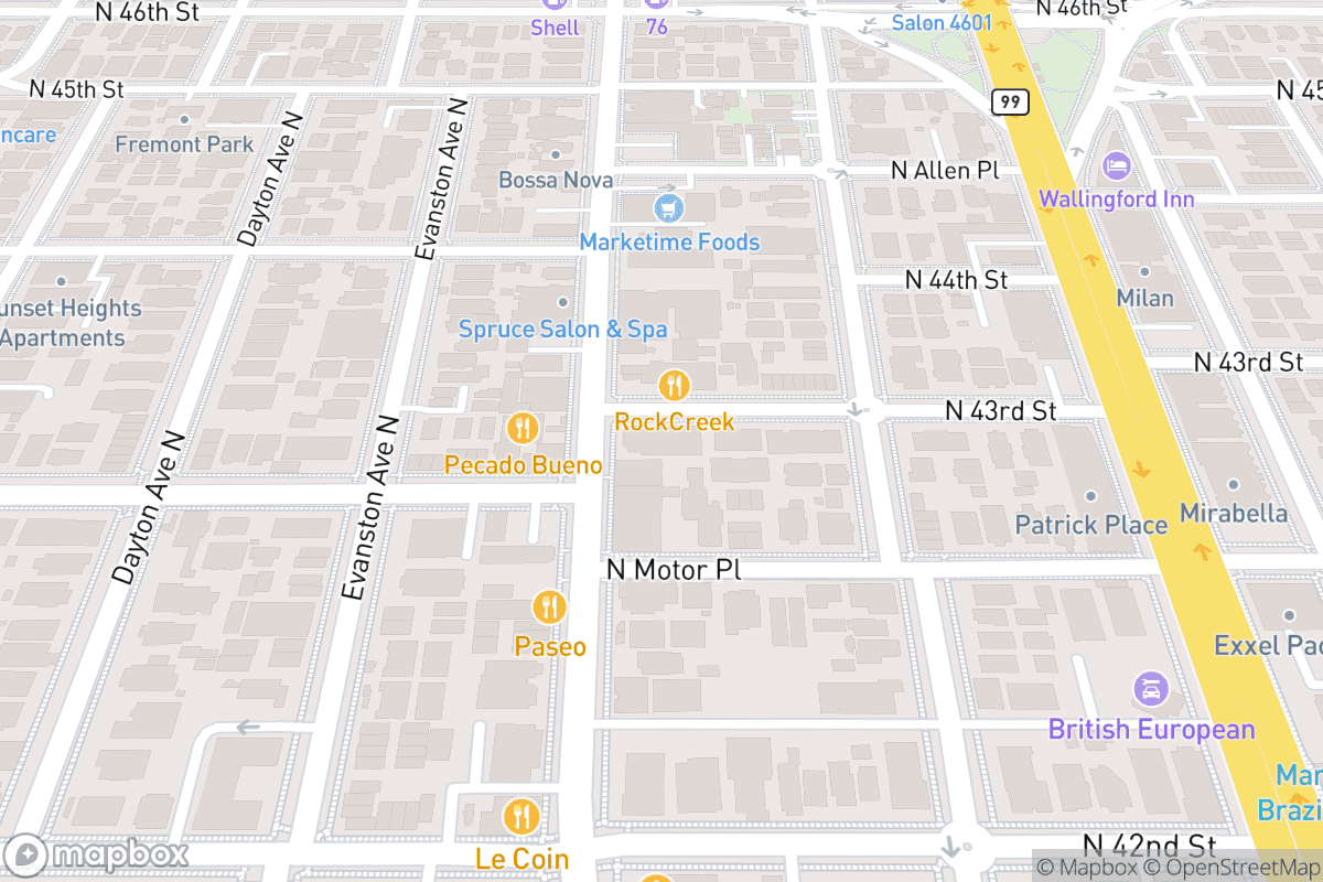 Map of The Fremont Abbey