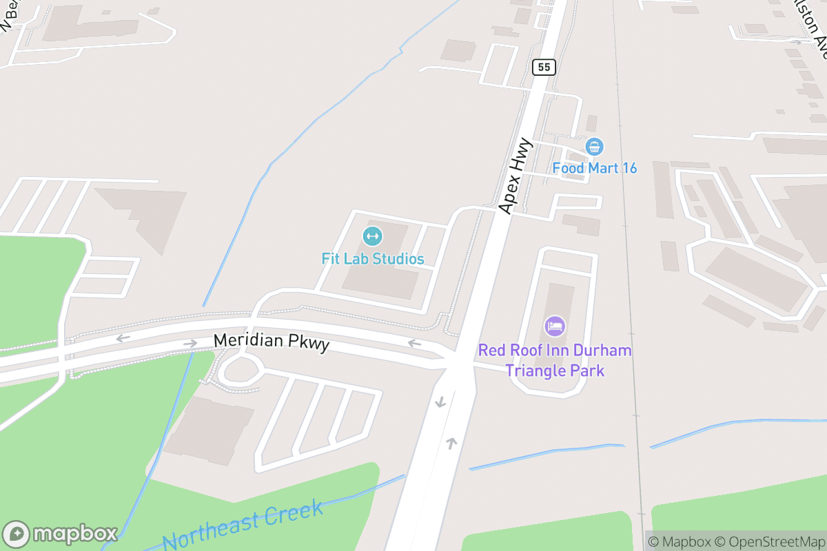 Map of Tobacco Wood Brewing Co, Durham Taproom and American Gastropub