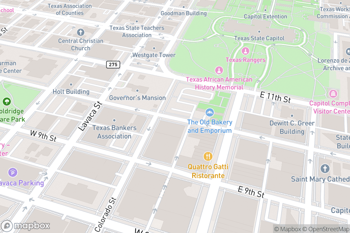 Map of Austin City Limits Live at The Moody Theater