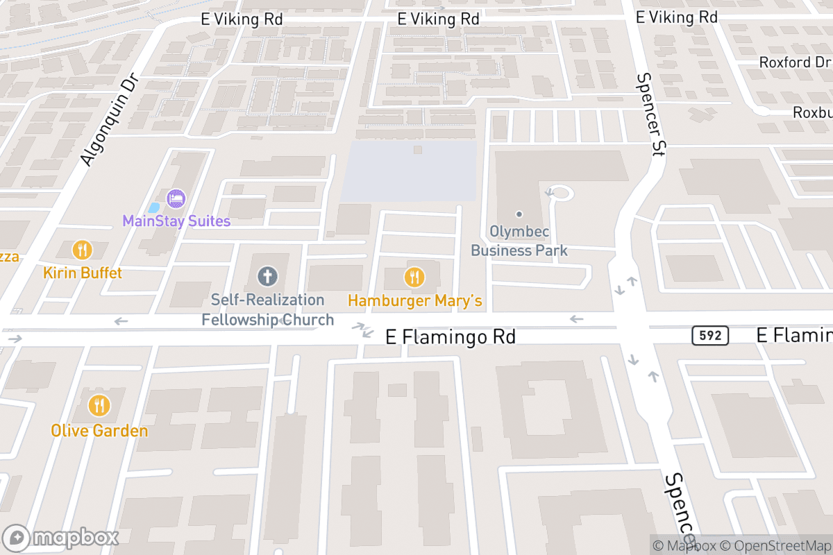 Map of Hamburger Mary's - Las Vegas