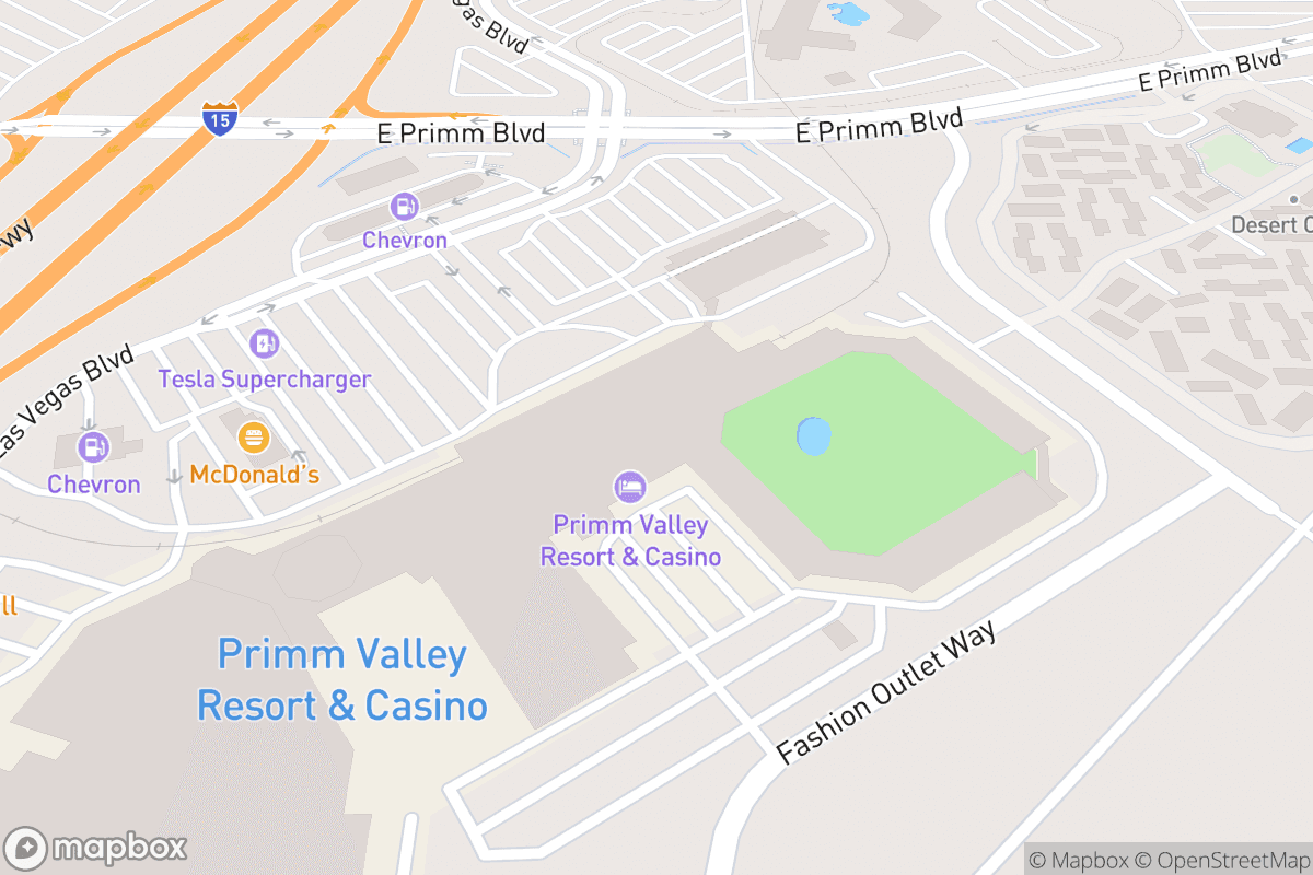 Map of Primm Event Center