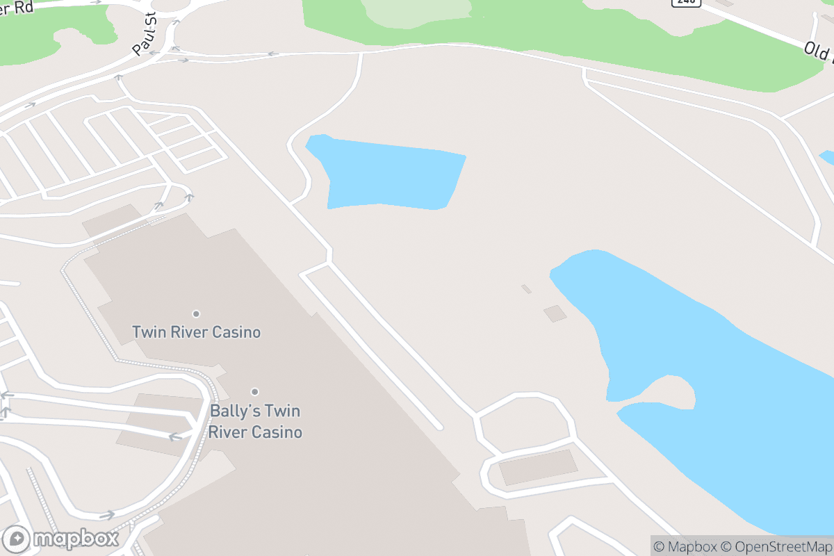 Map of Bally's Twin River Casino