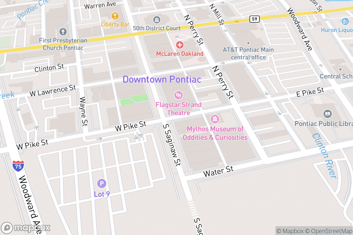 Map of The Crofoot Ballroom
