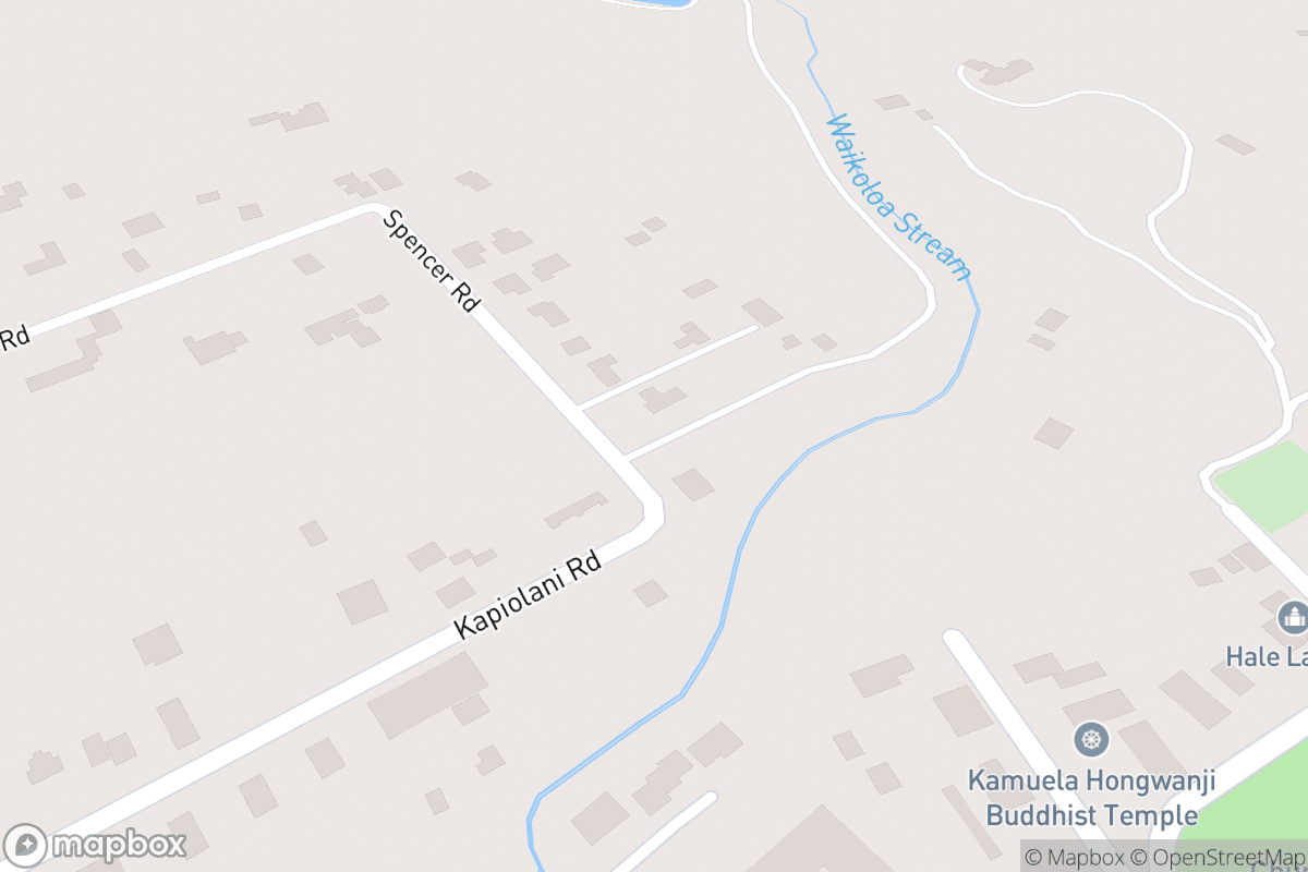 Map of Kahilu Theatre