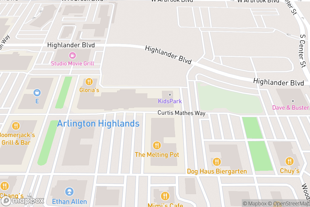 Map of Arlington Improv