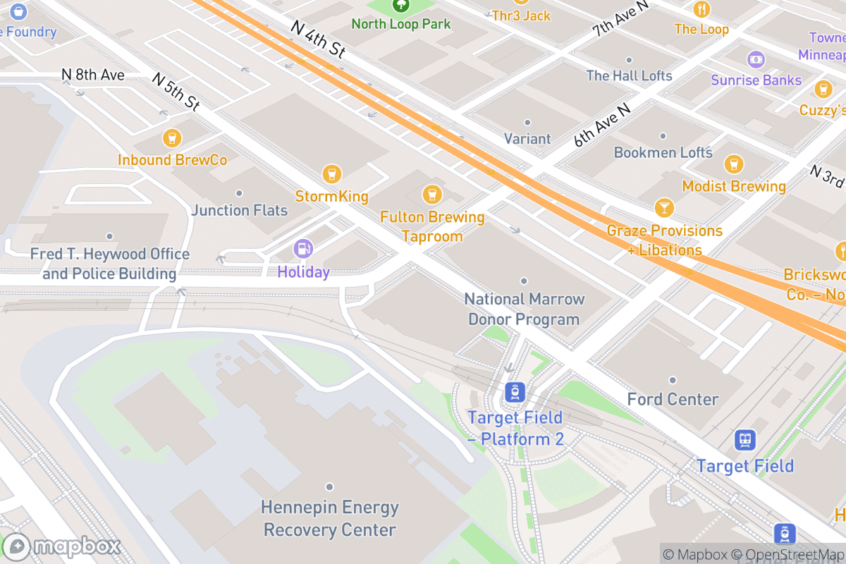 Map of Fillmore Minneapolis presented by Affinity Plus