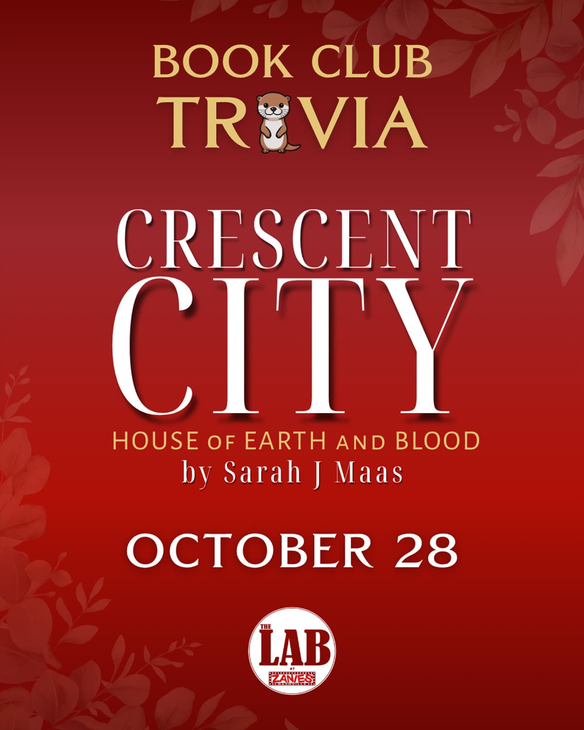 Book Club Trivia: Crescent City House of Earth and Blood by Sarah J. Maas