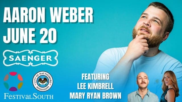FestivalSouth presents Aaron Weber w/ Lee Kimbrell and Mary Ryan Brown
