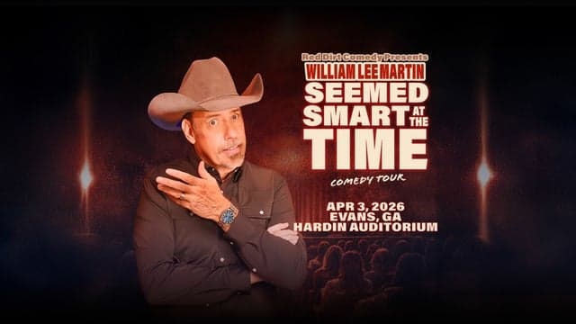 William Lee Martin - Seemed Smart at the Time Tour